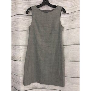 Theory Gray Sleeveless Shift Dress Size 6